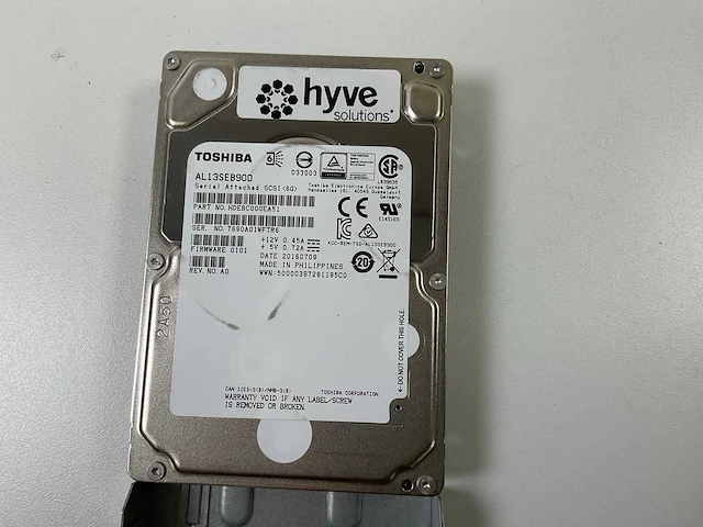Toshiba 23x 900 gb sas(al13seb900) hdds (23x) - afbeelding 2 van  11