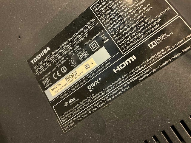 Toshiba 47l6463d televisie - afbeelding 5 van  6