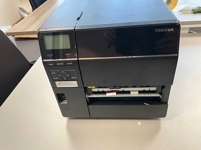 Toshiba b-ex6t barcodeprinter - afbeelding 2 van  7