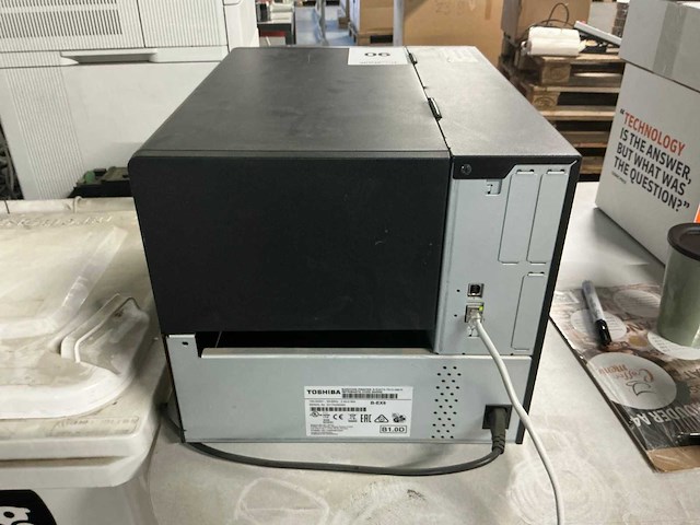 Toshiba b-ex6t3 labelprinter - afbeelding 3 van  4