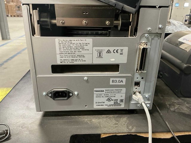 Toshiba b-sa4tm labelprinter - afbeelding 4 van  4