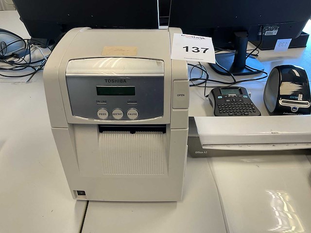 Toshiba b-sa4tp labelprinter - afbeelding 2 van  6