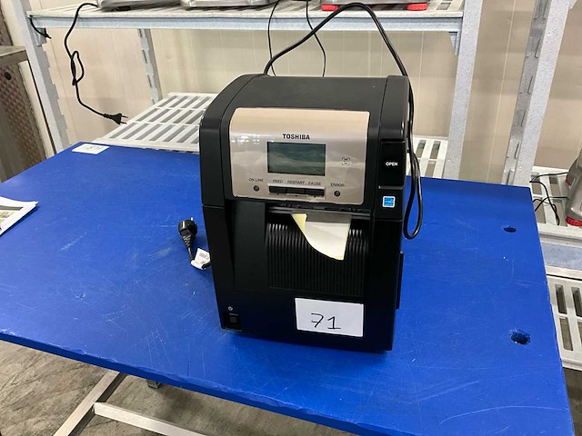 Toshiba barcodeprinter - afbeelding 1 van  6