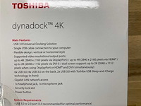 Toshiba dynadock 4k dockingstation - afbeelding 2 van  3