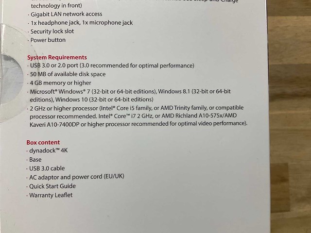 Toshiba dynadock 4k dockingstation - afbeelding 3 van  3