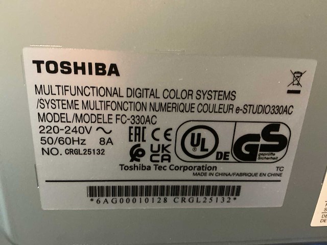 Toshiba e-studio 330ac kopieerapparaat - afbeelding 11 van  19