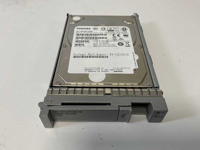 Toshiba (hdebf01jaa51) 1.2 tb sas hdds (42x) - afbeelding 5 van  9