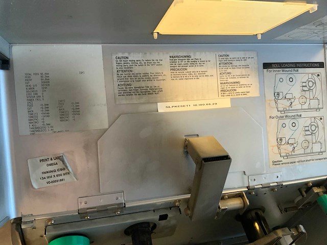 Toshiba sx5 labelprinter - afbeelding 2 van  3