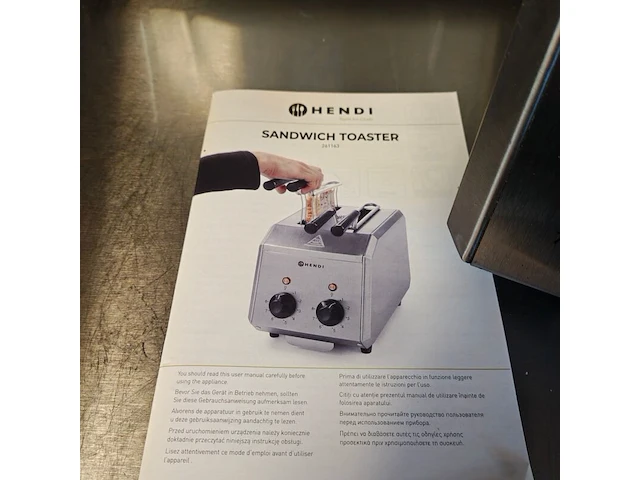 Tosti ijzer, hendi - afbeelding 2 van  4