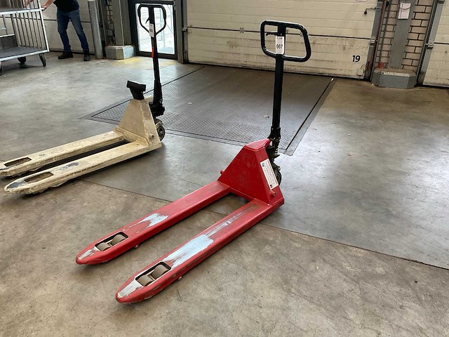 Total source hand hydraulische palletwagen - afbeelding 2 van  5