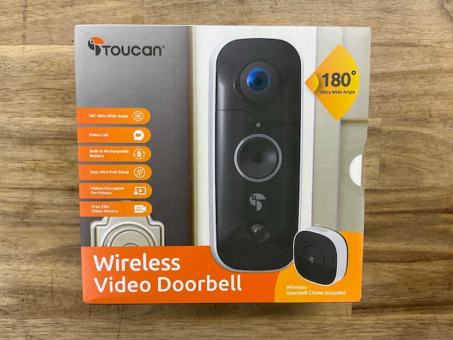 Toucan draadloze video deurbel - afbeelding 1 van  4