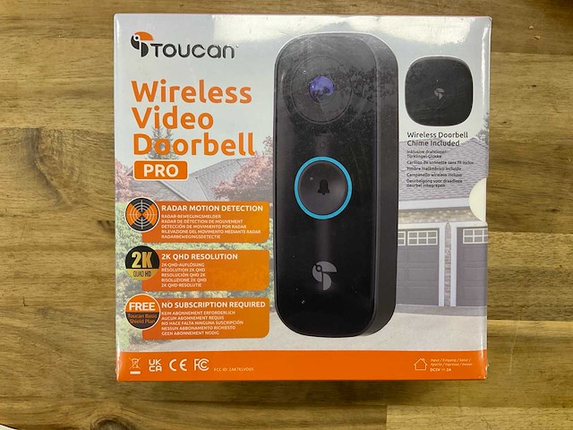 Toucan draadloze video deurbel - afbeelding 1 van  2