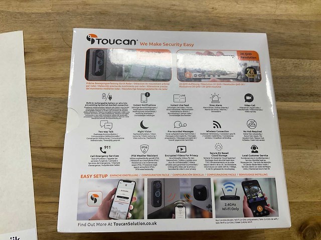Toucan draadloze video deurbel - afbeelding 2 van  3