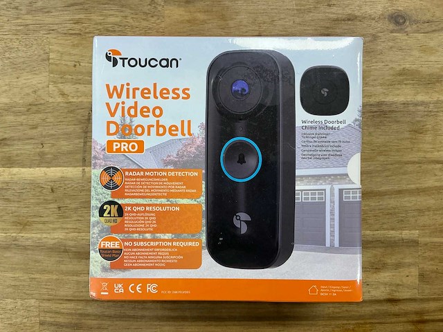 Toucan wireless video doorbell pro - afbeelding 1 van  2