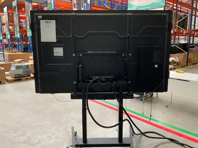 Touch pro - 86" (ots-uhd86v1t1) 4k uhd interactief touchscreen on rolling stand - afbeelding 4 van  5