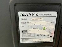 Touch pro - 86" (ots-uhd86v1t1) 4k uhd interactief touchscreen on rolling stand - afbeelding 5 van  5