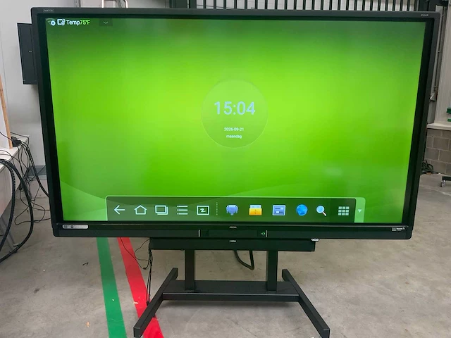 Touch pro - 86" (ots-uhd86v1t1) 4k uhd interactief touchscreen on rolling stand - afbeelding 1 van  5