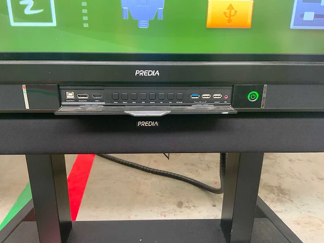 Touch pro - 86" (ots-uhd86v1t1) 4k uhd interactief touchscreen on rolling stand - afbeelding 2 van  5