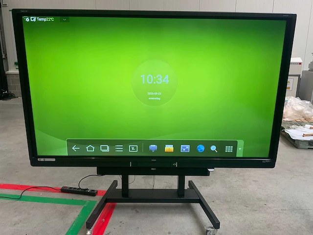 Touch pro - 86" (ots-uhd86v1t1) 4k uhd interactief touchscreen on rolling stand - afbeelding 1 van  5