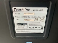 Touch pro - 86" (ots-uhd86v1t1) 4k uhd interactief touchscreen on rolling stand - afbeelding 5 van  5