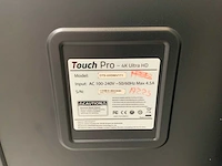 Touch pro - 86" (ots-uhd86v1t1) 4k uhd interactief touchscreen on rolling stand - afbeelding 5 van  5