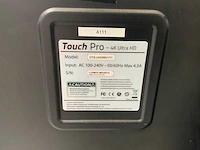 Touch pro - 86" (ots-uhd86v1t1) 4k uhd interactief touchscreen on rolling stand - afbeelding 5 van  5