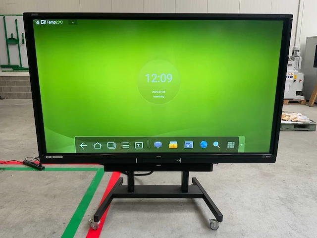 Touch pro - 86" (ots-uhd86v1t1) 4k uhd interactief touchscreen on rolling stand - afbeelding 1 van  5