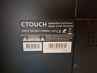 Touchdisplay, c-touch, smartmetals, ctouch laser sky 75 inch, smart metals s062.2905 - afbeelding 8 van  9
