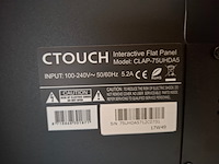 Touchdisplay, c-touch, smartmetals, ctouch laser sky 75 inch, smart metals s062.2905 - afbeelding 7 van  12