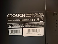 Touchdisplay, c-touch, smartmetals, ctouch laser sky 75 inch, smart metals s062.2905 - afbeelding 7 van  8