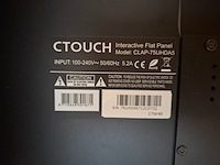Touchdisplay, c-touch, smartmetals, ctouch laser sky 75 inch, smart metals s062.2905 - afbeelding 6 van  7