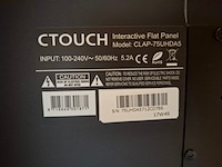 Touchdisplay, c-touch, smartmetals, ctouch laser sky 75 inch, smart metals s062.2905 - afbeelding 7 van  16