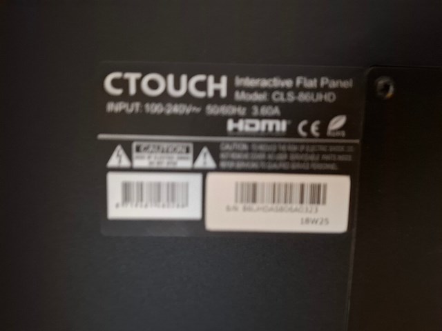 Touchdisplay, ctouch, cls-86 uhd - afbeelding 7 van  9