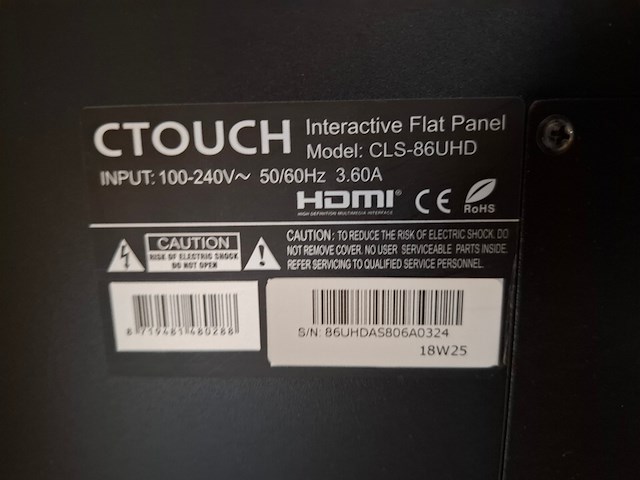 Touchdisplay, ctouch, cls-86 uhd - afbeelding 7 van  8
