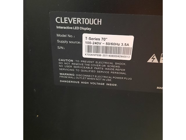 Touchscreen met standaard, clevertouch, t-series - afbeelding 14 van  17