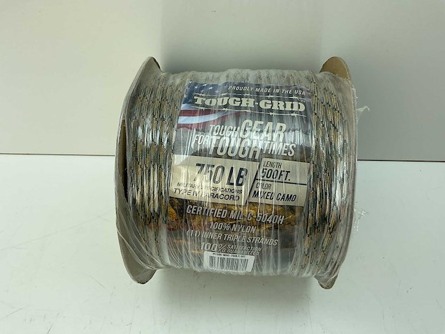 Tough-grid - 1264m paracod bushcraft touw 750l - afbeelding 3 van  7