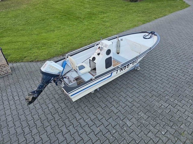 Tourboot - + honda 10 pk 4 takt - consoleboot en visboot - afbeelding 3 van  26