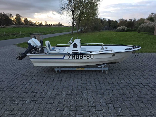 Tourboot - + honda 10 pk 4 takt - consoleboot en visboot - afbeelding 4 van  26