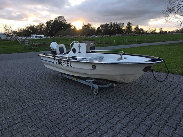 Tourboot - + honda 10 pk 4 takt - consoleboot en visboot - afbeelding 6 van  26