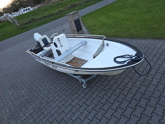 Tourboot - + honda 10 pk 4 takt - consoleboot en visboot - afbeelding 8 van  26