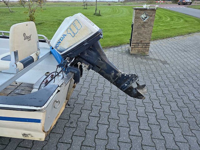 Tourboot - + honda 10 pk 4 takt - consoleboot en visboot - afbeelding 19 van  26