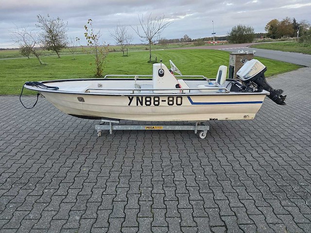 Tourboot - + honda 10 pk 4 takt - consoleboot en visboot - afbeelding 20 van  26