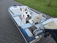 Tourboot - + honda 10 pk 4 takt - consoleboot en visboot - afbeelding 23 van  26