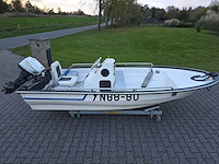 Tourboot - + honda 10 pk 4 takt - consoleboot en visboot - afbeelding 26 van  26
