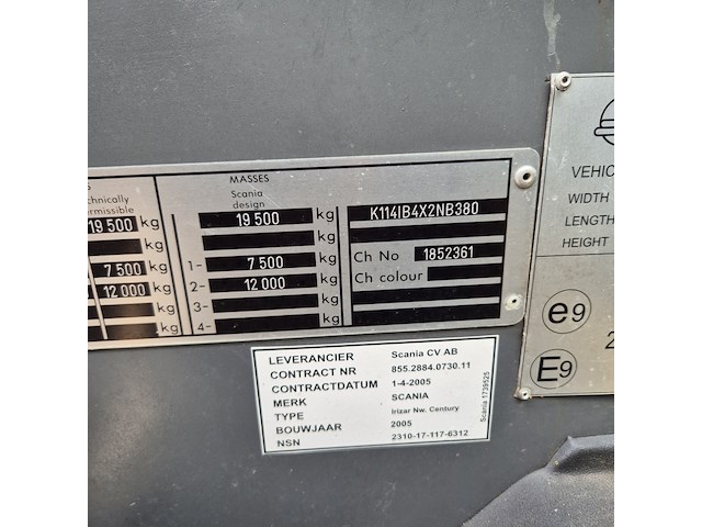 Touringcar, scania, irizar, 2005 - afbeelding 7 van  26