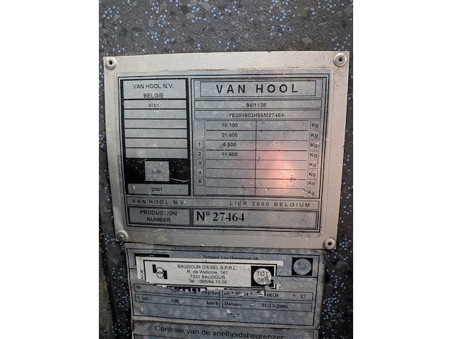 Touringcar van hool, bouwjaar 2001 - afbeelding 18 van  51