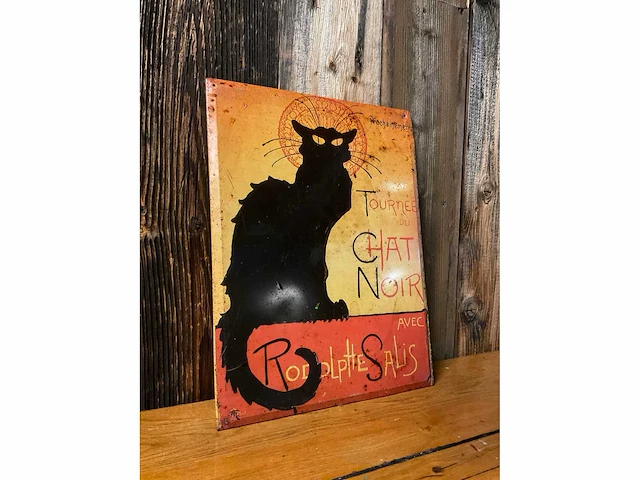 “tournee du chat noir” | horeca-/reclamebord - afbeelding 2 van  5