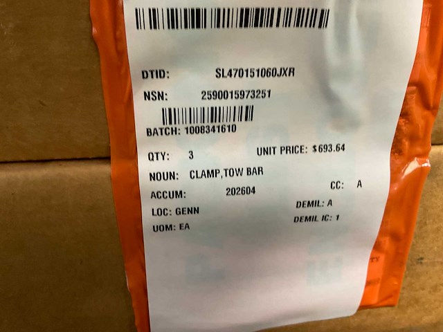 Tow bar clamp assembly - afbeelding 3 van  3