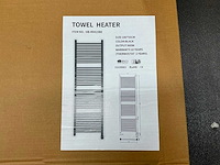 Towel heater - designradiator 55 x 180 cm - afbeelding 6 van  14