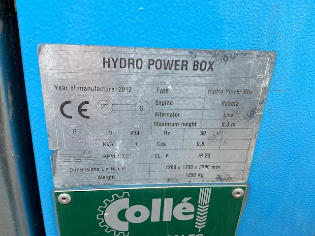 Tower light hydro power box stationaire lichtmast - afbeelding 8 van  17